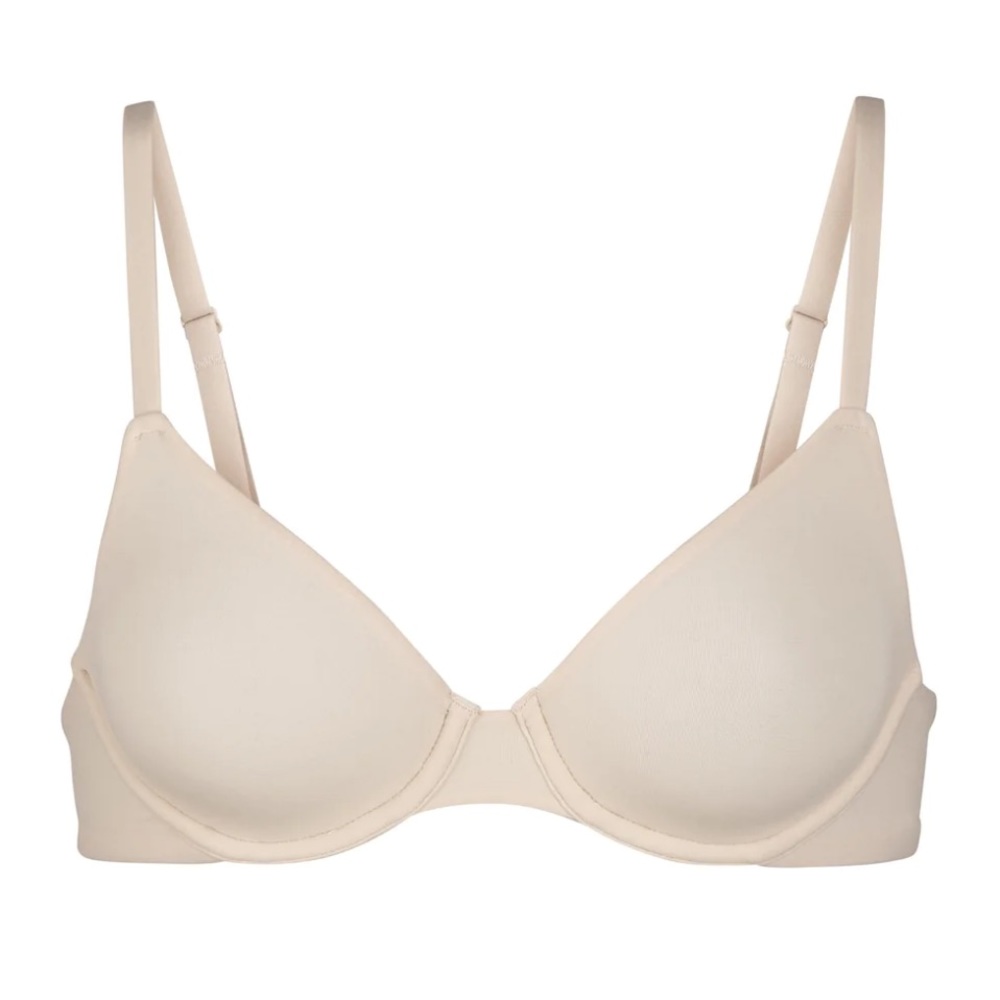 SKIMS FITS EVERYBODY UNLINED Underwire Bra 32B sand